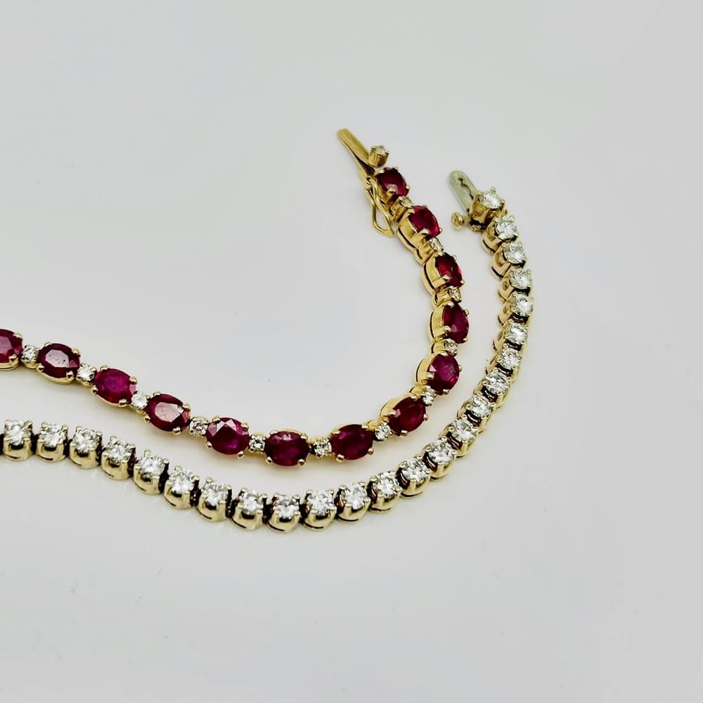 The Timeless Beauty of Ruby and Diamond Tennis Bracelets