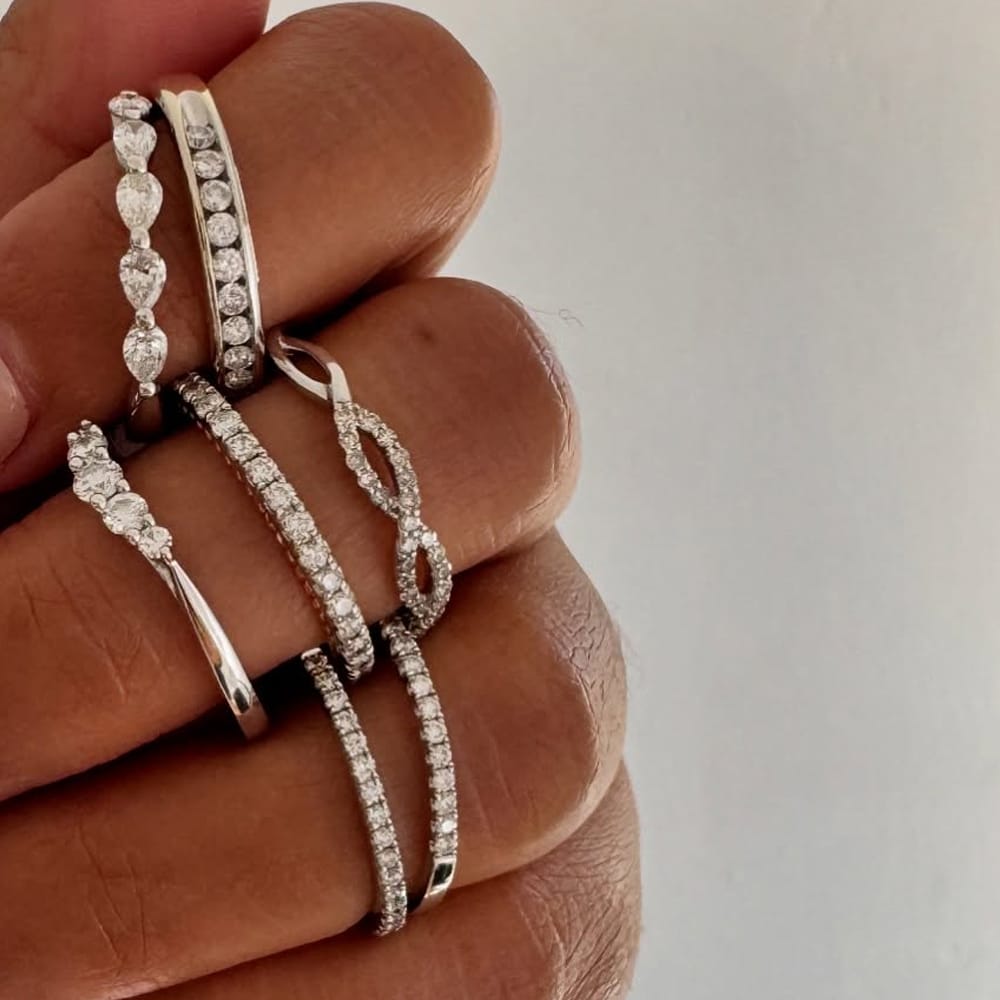 The Art of Stacking: Diamond Bands That Shine from Every Angle
