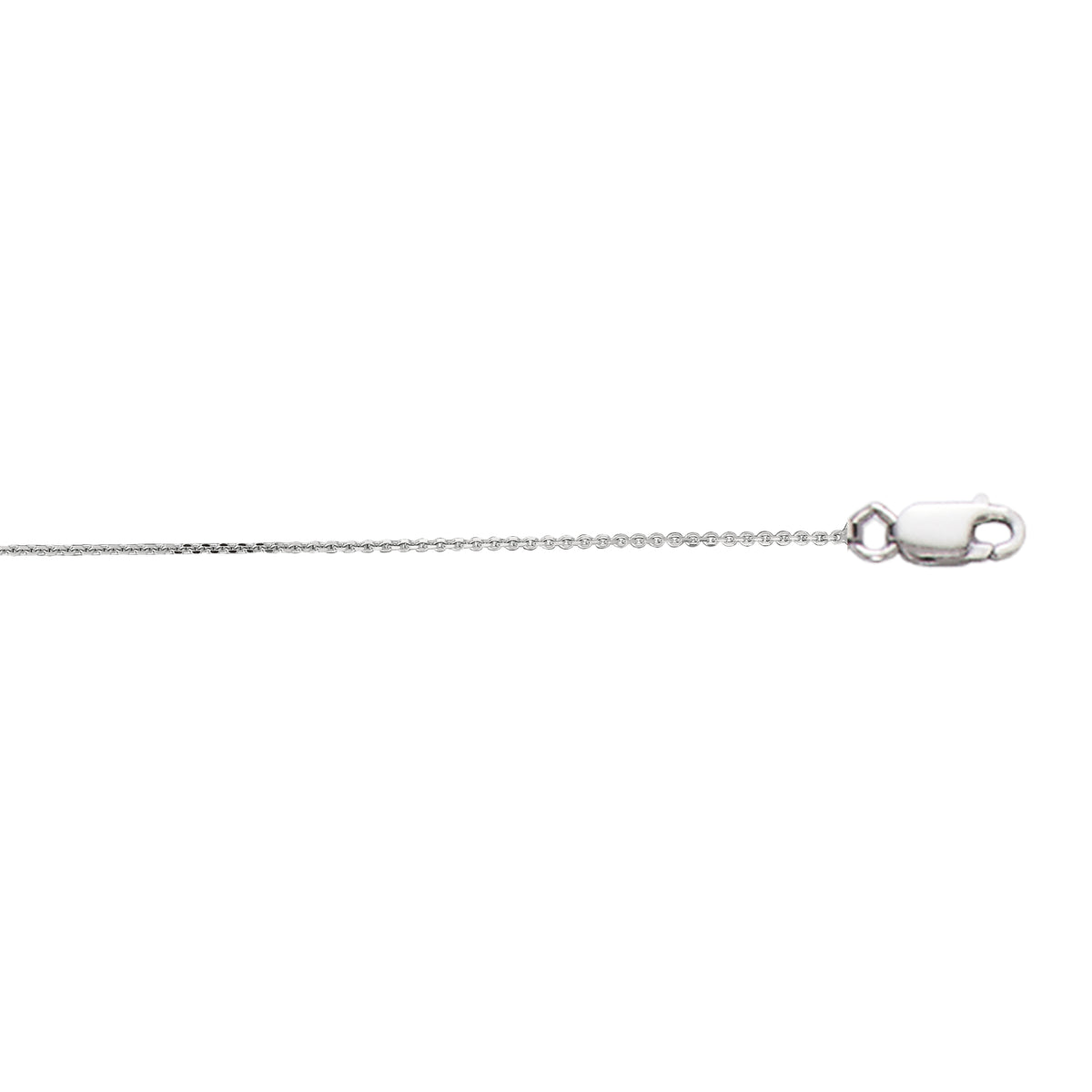 10K Gold 0.87mm Diamond Cut Cable Chain