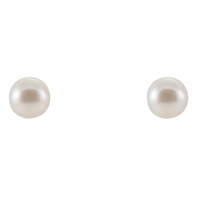 Pearl Stud Earrings
