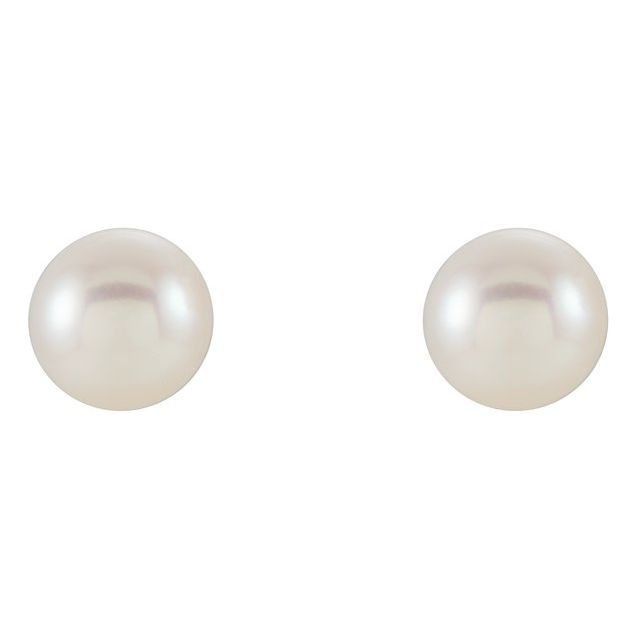 Pearl Stud Earrings