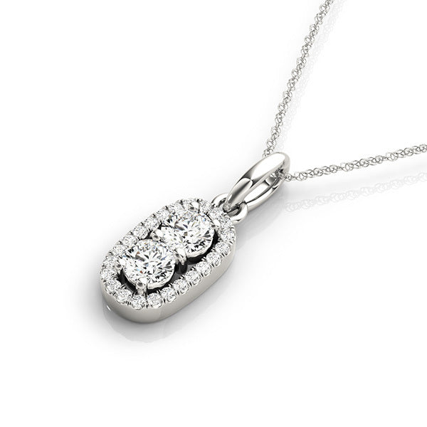 14K Multi-Color Diamond Fashion Pendant