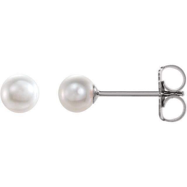 Pearl Stud Earrings