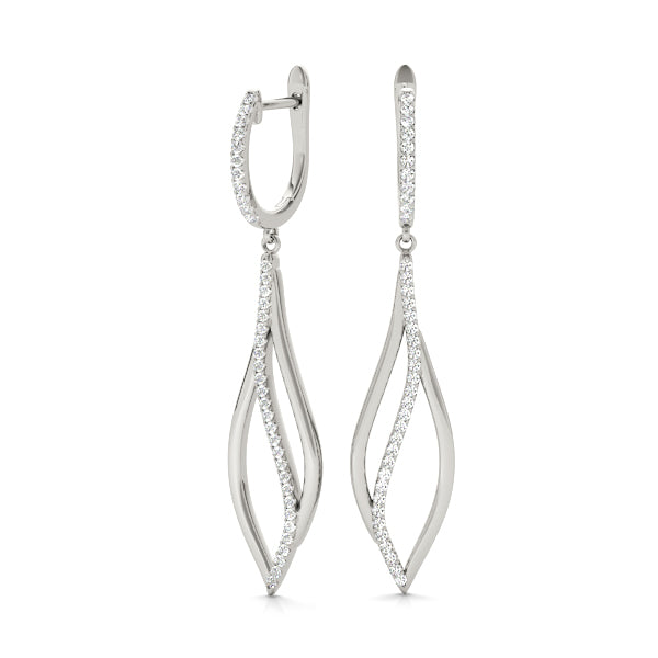 Multi-Diamond Round Stud Earrings