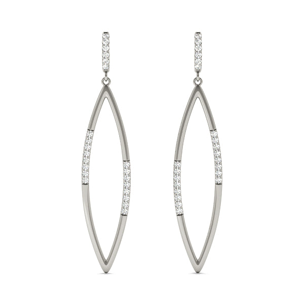 Multi-Diamond Round Stud Earrings