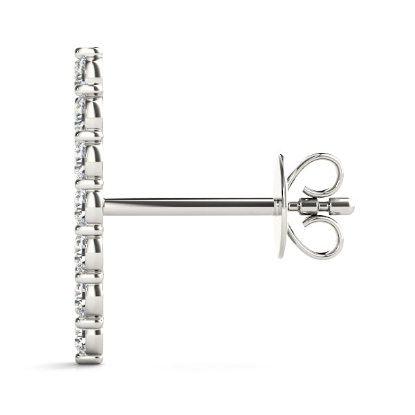 Round Diamond Multi-Stone Fashion Earrings