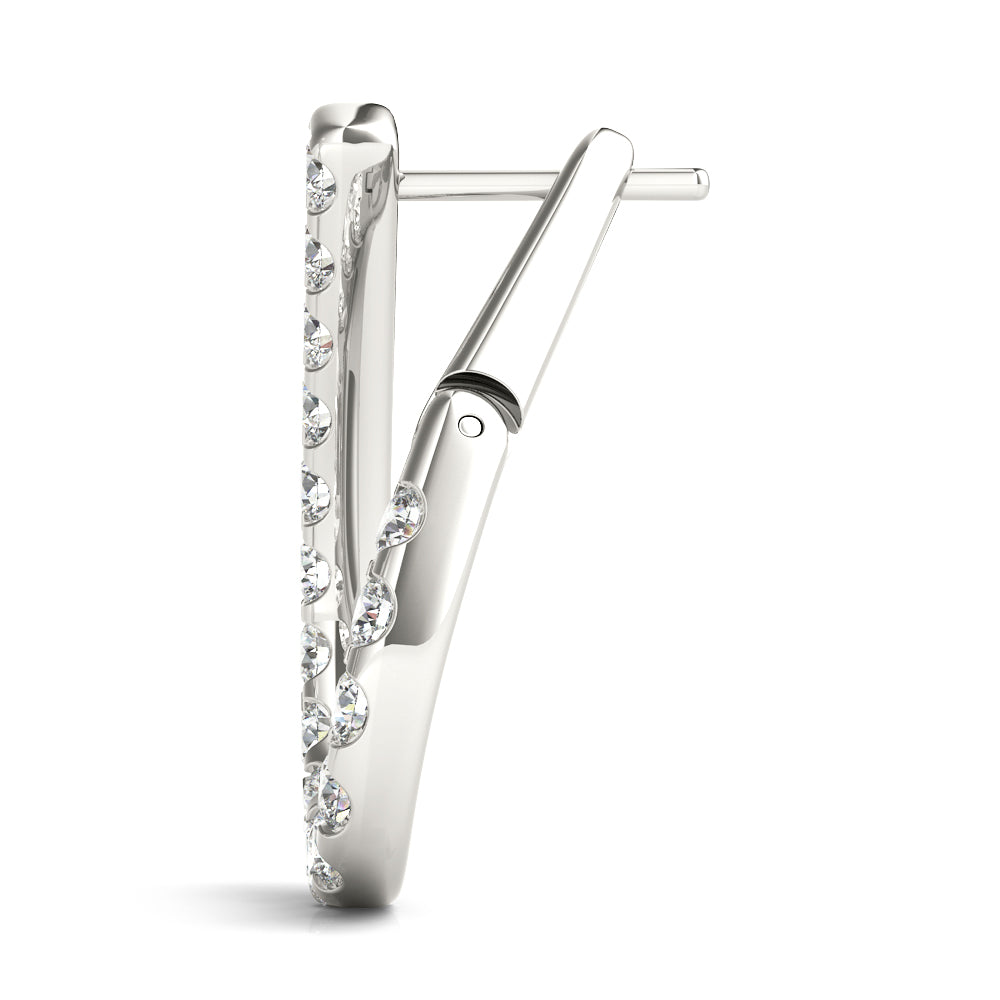 Diamond Round Multi-Stone Earrings