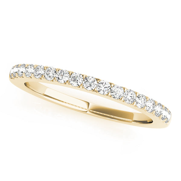 14K Yellow Gold Multi-Diamond Wedding Band