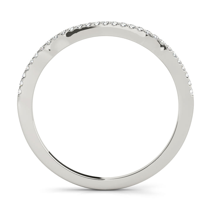 Diamond Wedding Ring with 29 Round Stones – Appelblom Jewelry