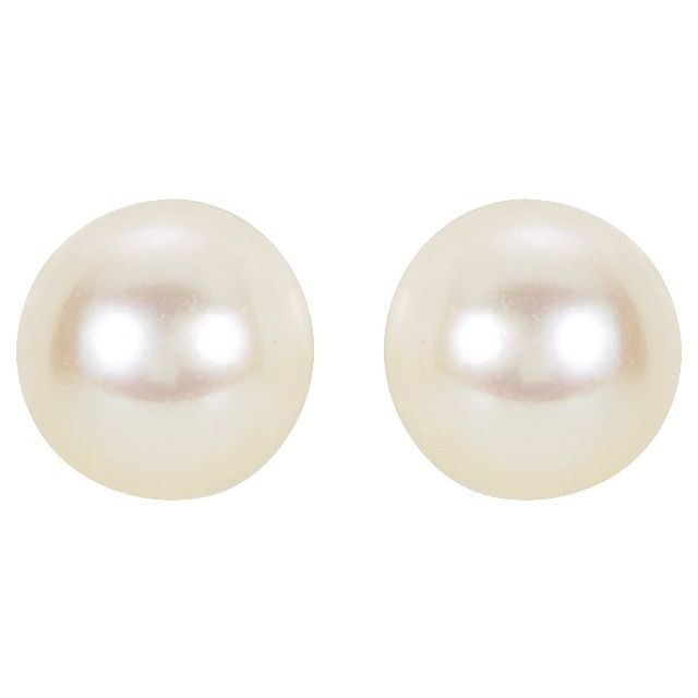 Pearl Stud Earrings