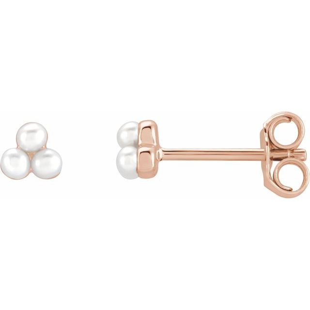 Pearl Cluster Earrings