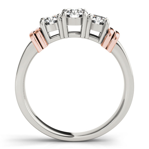 14K Rose Gold 1ctw Round Diamond Engagement Ring