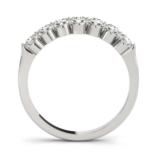 7-Stone Round Diamond Wedding Band