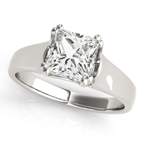 Diamond Solitaire Engagement Ring in 14K Gold