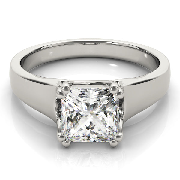 Diamond Solitaire Engagement Ring in 14K Gold