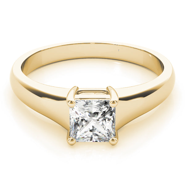 14K Yellow Gold 3/4 CT Diamond Engagement Ring