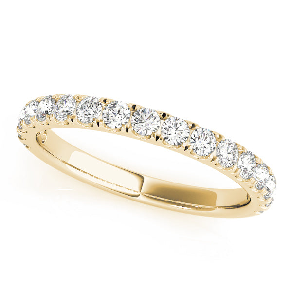18K Yellow Gold 1 CT Diamond Wedding Band