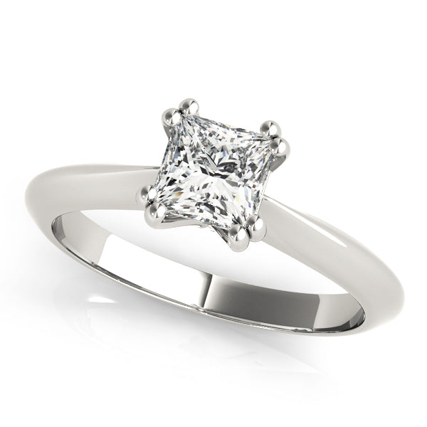 0.6CT Princess Diamond Solitaire Ring