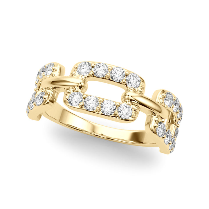 14K Yellow Gold Multi-Diamond Ring
