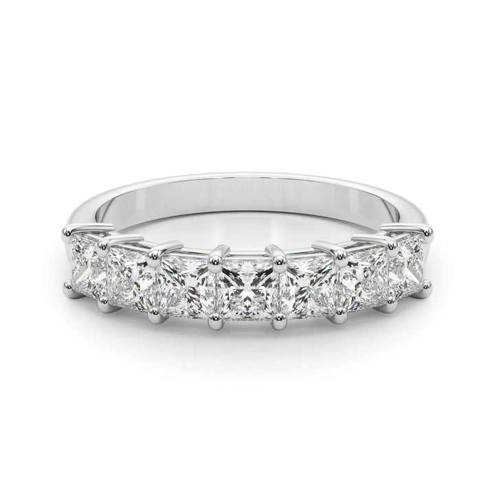 Multi-Diamond Square Engagement Ring