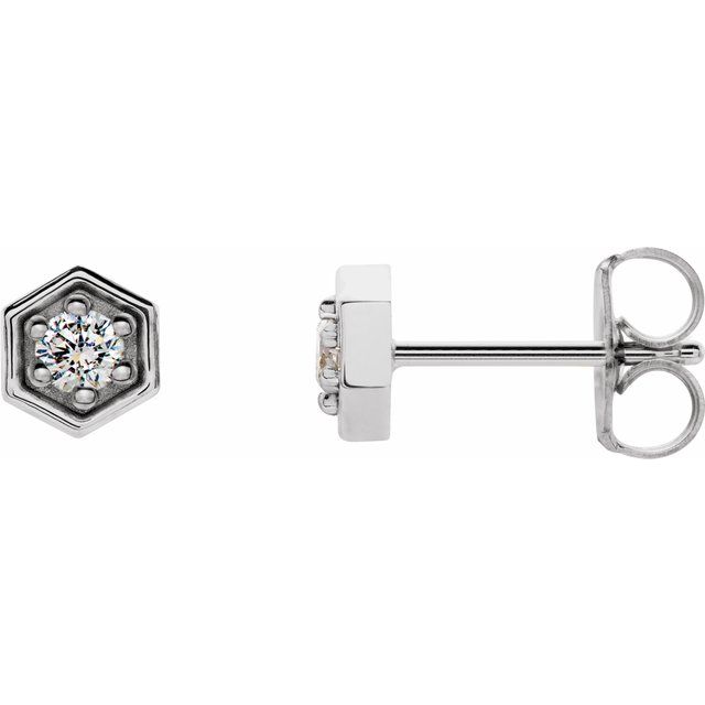 Hexagon Earrings
