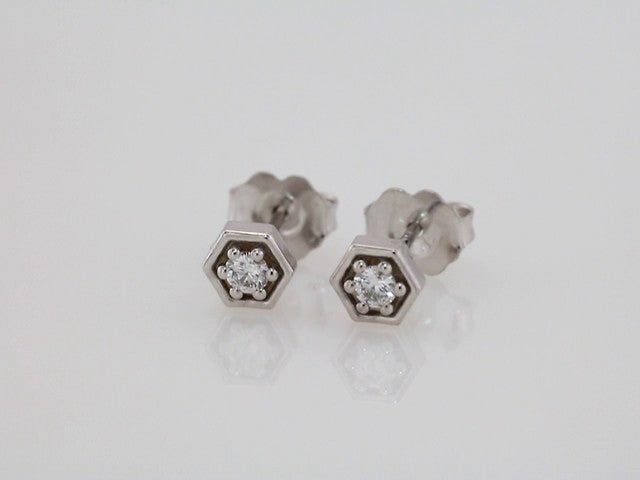 Hexagon Earrings