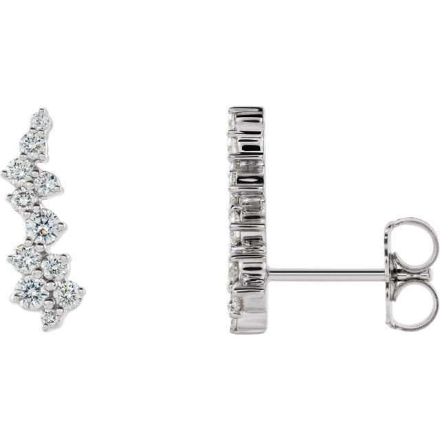 Accented Ear Climbers