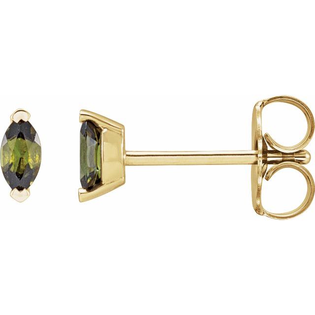 Solitaire V-Prong Stud Earrings