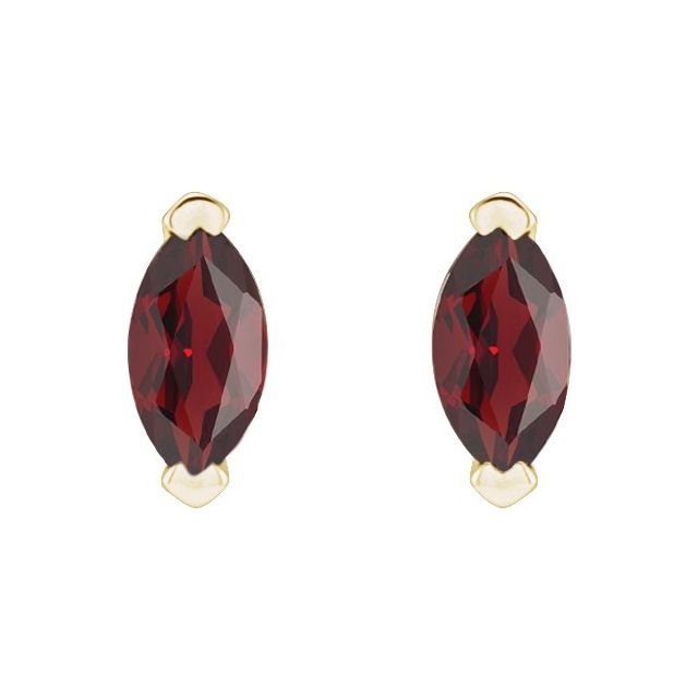 Solitaire V-Prong Stud Earrings