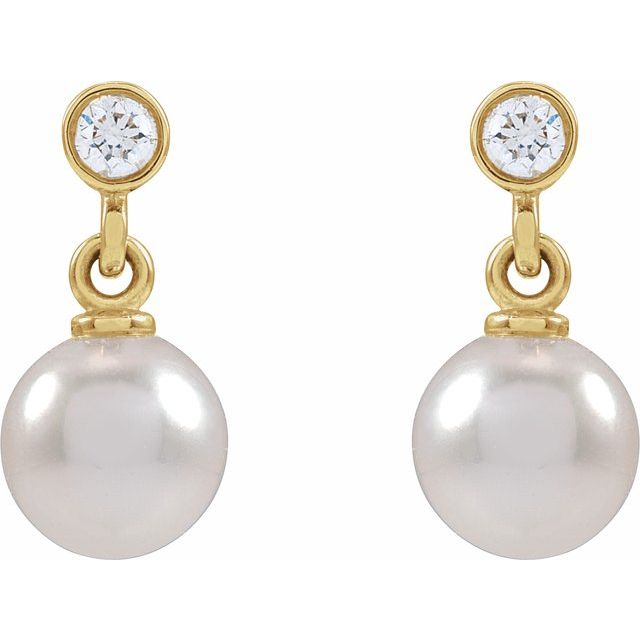 Accented Pearl Earrings