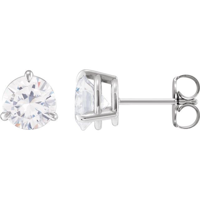 Round 3-Prong Pre-Notched Claw Earring