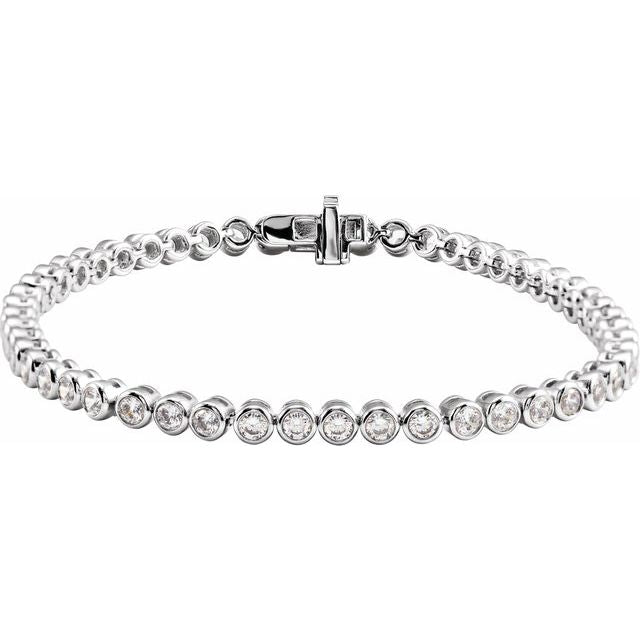 Bezel-Set Bracelet
