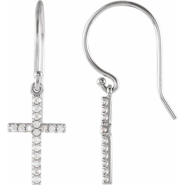 Petite Cross Earrings