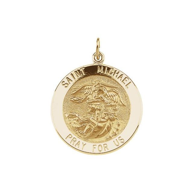 St. Michael Medal Necklace or Pendant