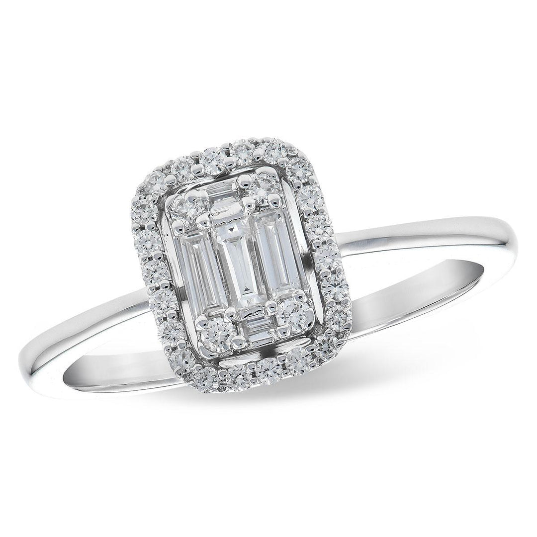 14KT Gold Ladies Diamond Ring