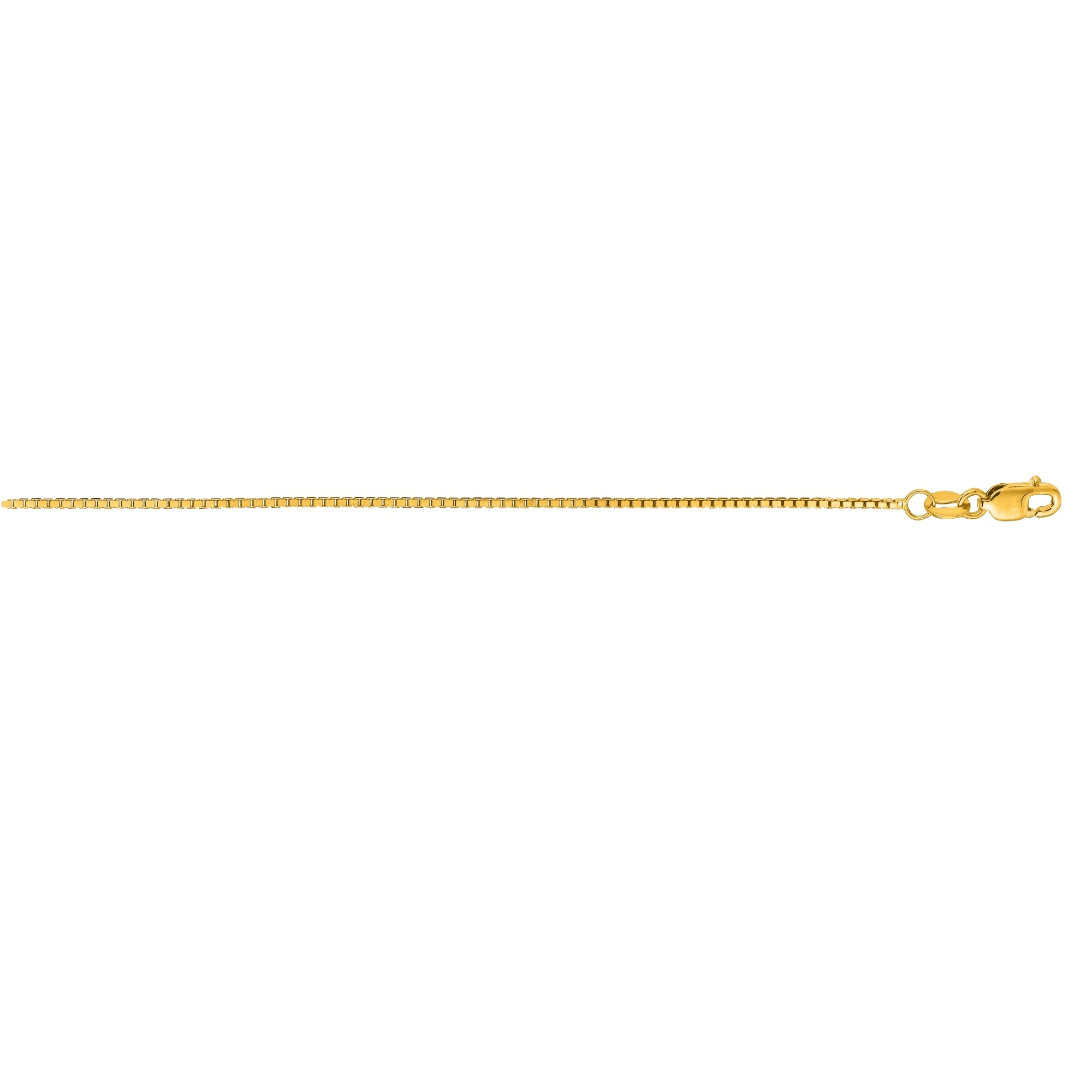 14K Gold 1mm Octagonal Box Chain – Appelblom Jewelry